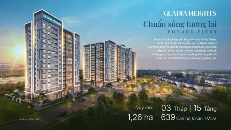 Gladia Heights — Phối cảnh / ảnh giới thiệu · Nguồn: gladia.com.vn