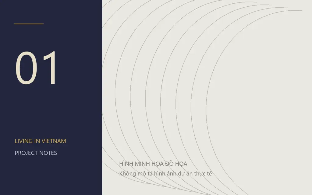 Hình minh họa đồ họa cho hồ sơ Gladia Heights — không phải ảnh dự án thực tế