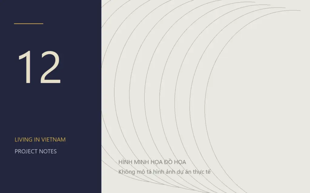 Hình minh họa đồ họa cho hồ sơ Gladia by the Waters – Thấp tầng — không phải ảnh dự án thực tế