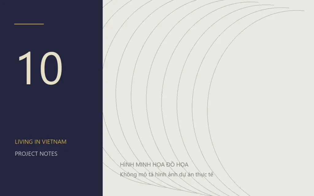 Hình minh họa đồ họa cho hồ sơ The Privé — không phải ảnh dự án thực tế